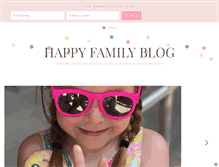 Tablet Screenshot of happyfamilyblog.com